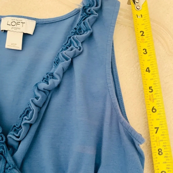 ANN Taylor LOFT - Ruffle midi Dress, XSP - Picture 9 of 10